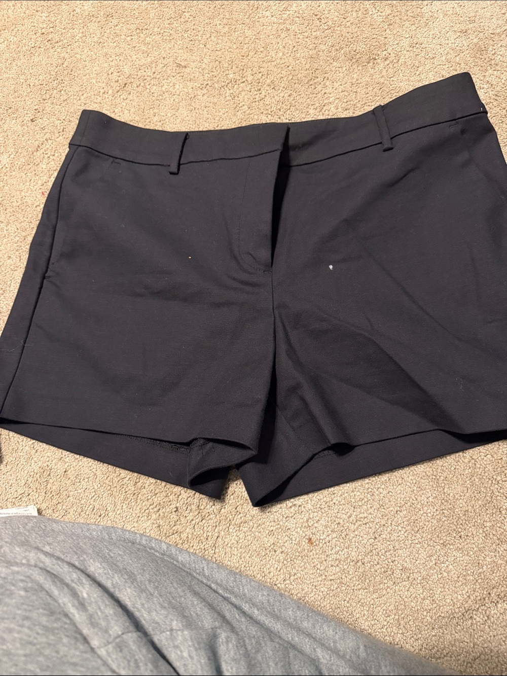 LOFT Black Tailored Bermuda Shorts